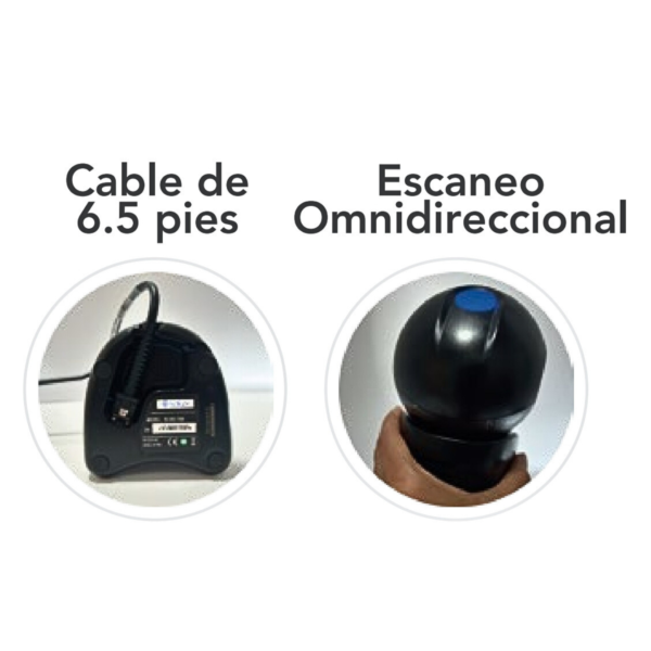 Lector Código De Barra 2d Solux Sx-bs-7500 Usb Ergonómico - Imagen 3