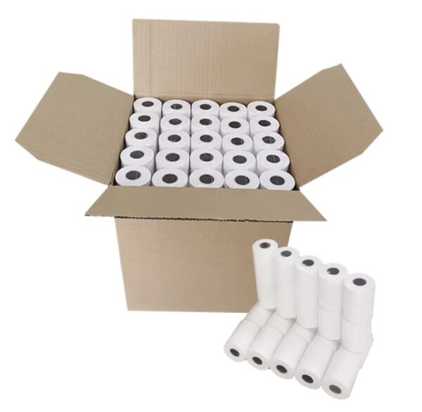 ROLLO DE PAPEL TÉRMICO 80x65mm – CAJA CON 50 UNIDADES - Imagen 3