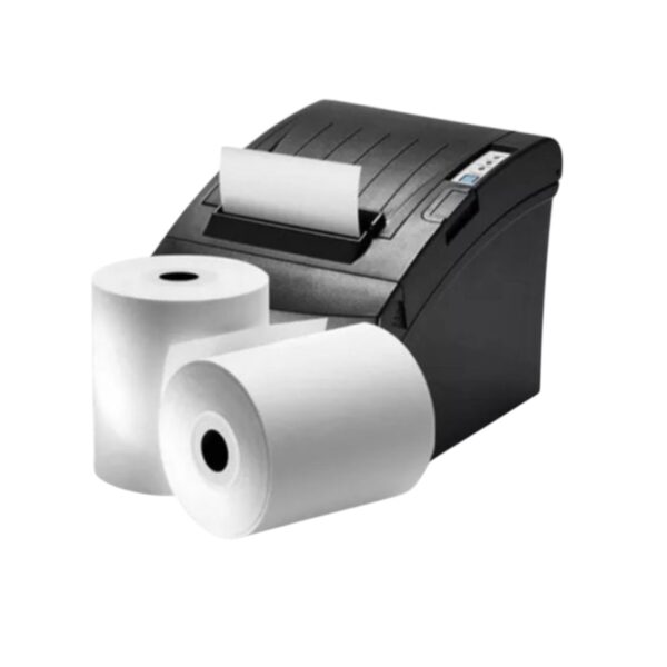 ROLLO DE PAPEL TÉRMICO 80x65mm – CAJA CON 50 UNIDADES - Imagen 2